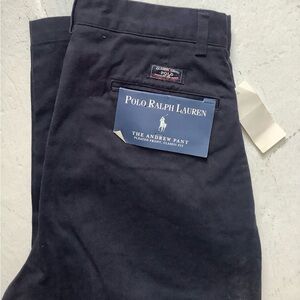 Ralph Lauren new Andrew pants pleated cotton vintage